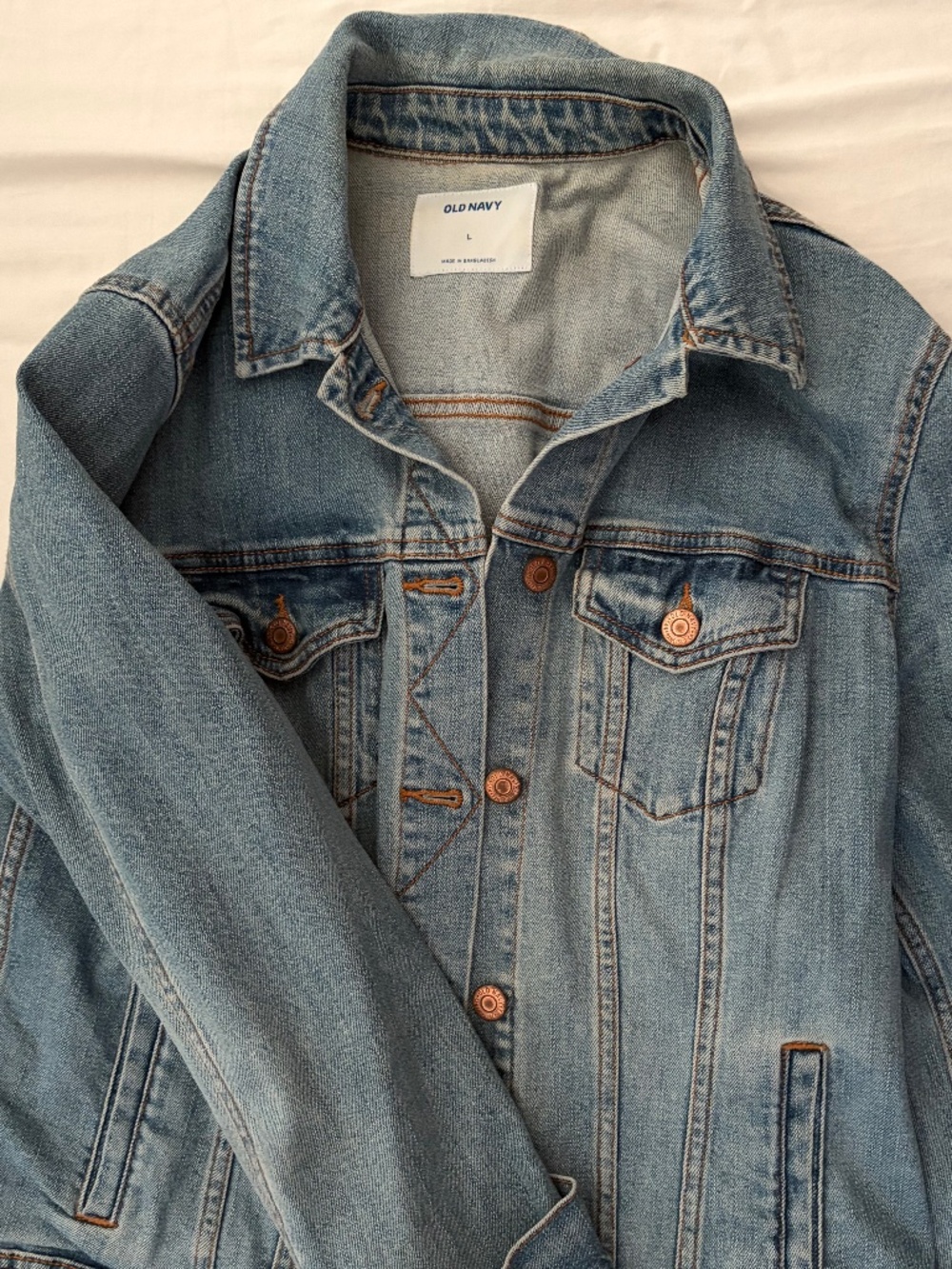 Old Navy Stretch Jean Jacket Size L